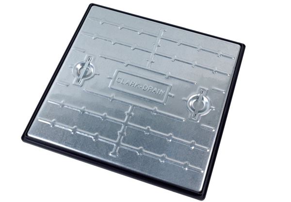 Picture of 600 x 600 mm  2.5t  GalvManhole Cover & Polypropylene Frame