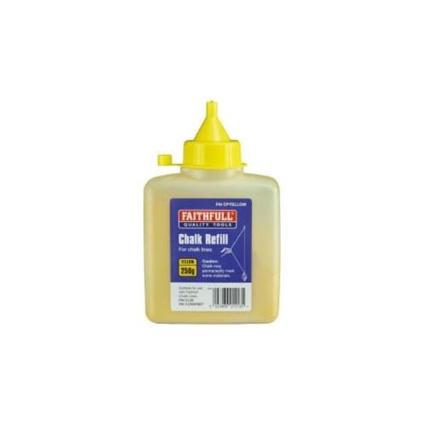 Picture of Chalk Refill    250gFaithfull    Yellow