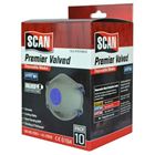 Picture of Fold Flat Dust Mask   FFP2 ValvedScan Box 10