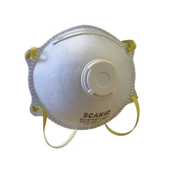 Picture of Moulded  Dust Mask FFPI ValvedScan Box 10