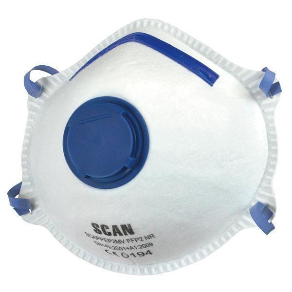 Picture of Fold Flat Dust Mask   FFP2Scan Box 20