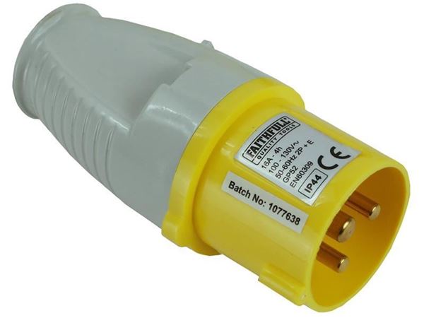 Picture of Yellow 110v Plug TopFaithfull