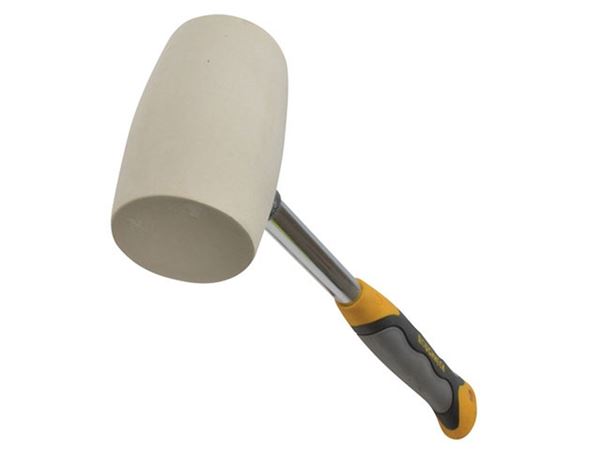 Picture of 16 oz White Rubber Mallet Non MarkingRoughneck