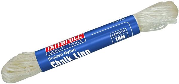Picture of 18 mt White Nylon Chalk LineFaithfull