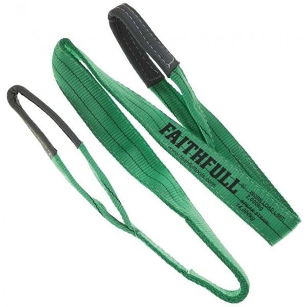 Picture of Lifting Sling Green 60mm x 2mtrsFaithfull                 2 tonne